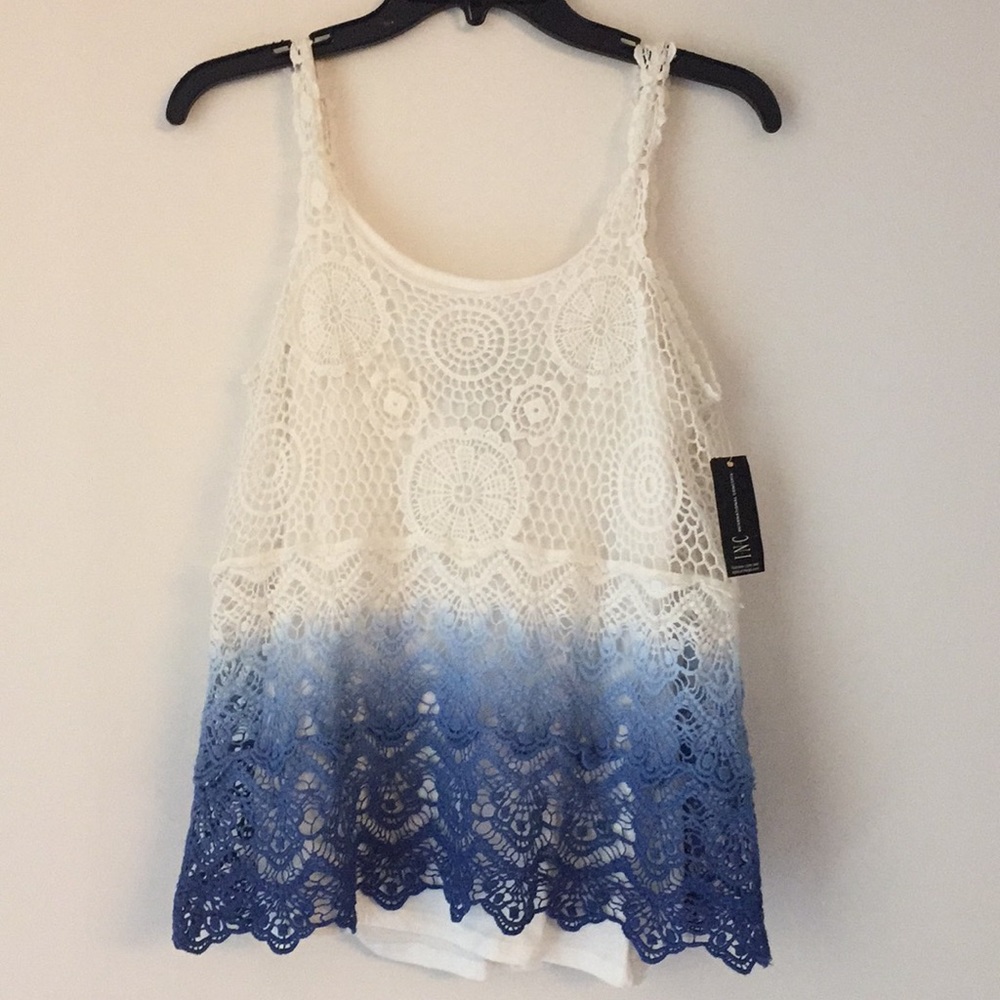 INC crochet ombré tank